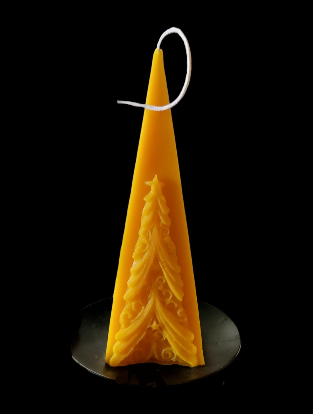 100% Pure Beeswax Holiday Pillar Candle